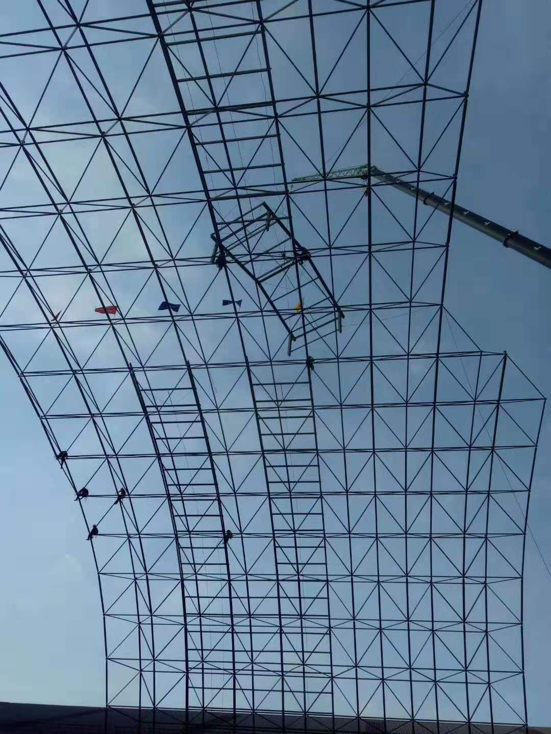 柳州干煤棚网架安装