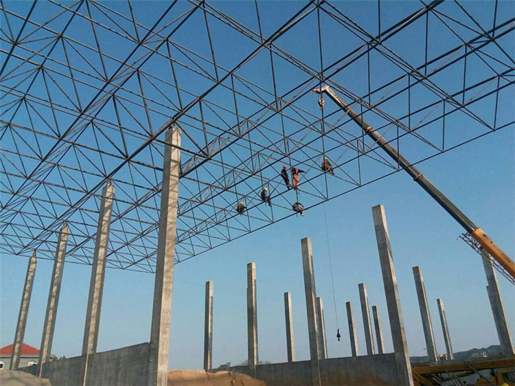 柳州加气站钢结构网架案例10